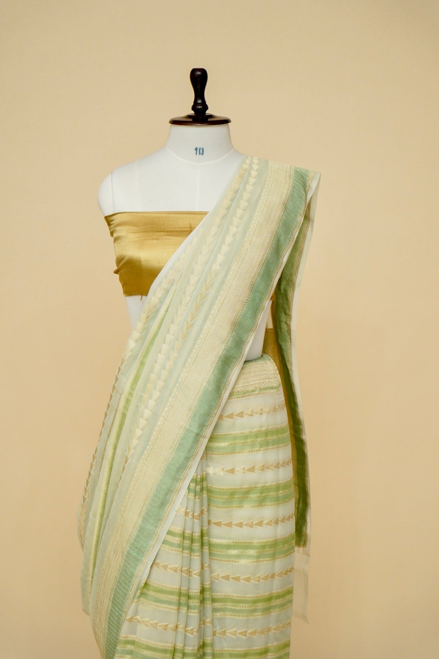 Pure Khaddi Georgette Handloom Banarasi Saree