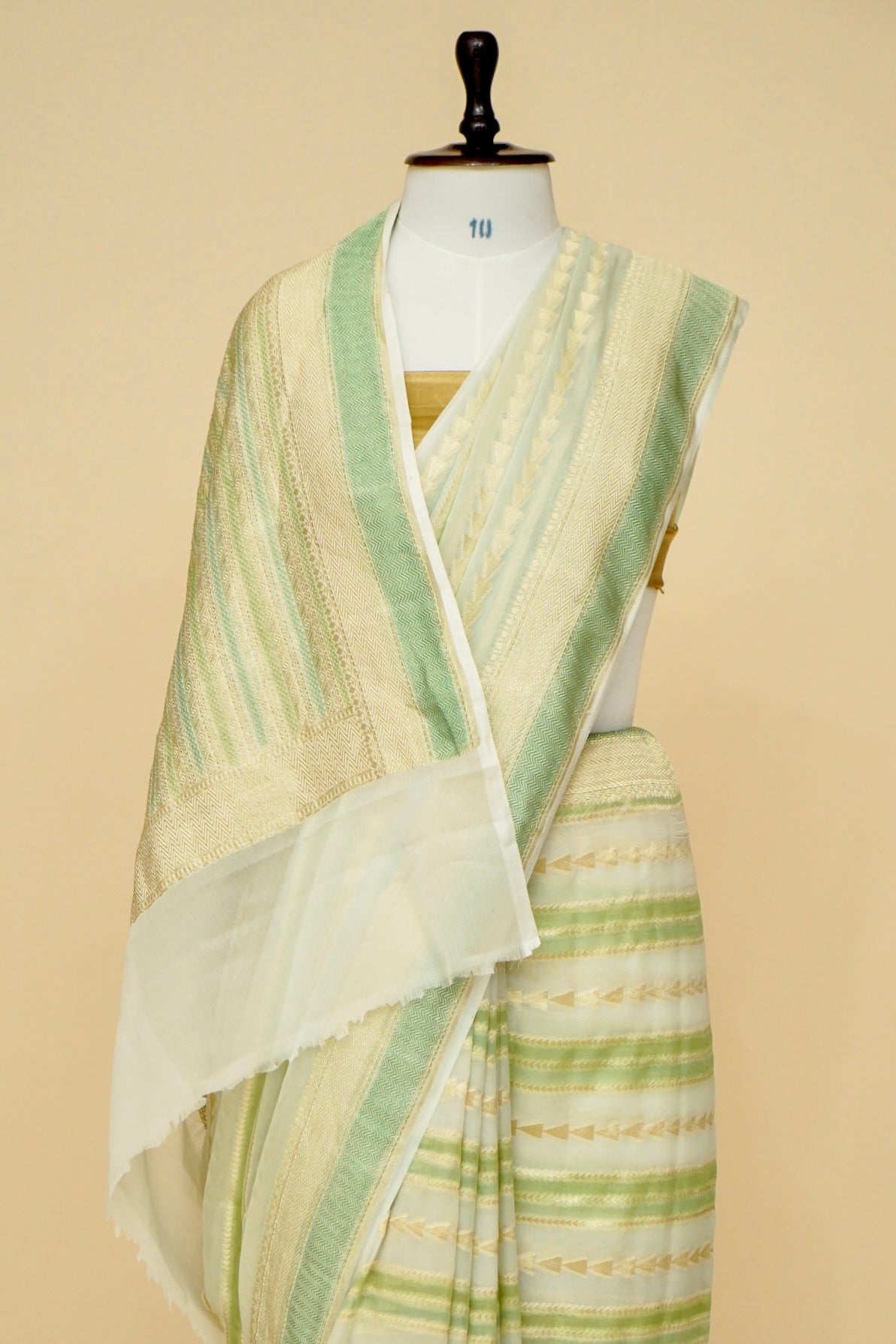 Pure Khaddi Georgette Handloom Banarasi Saree