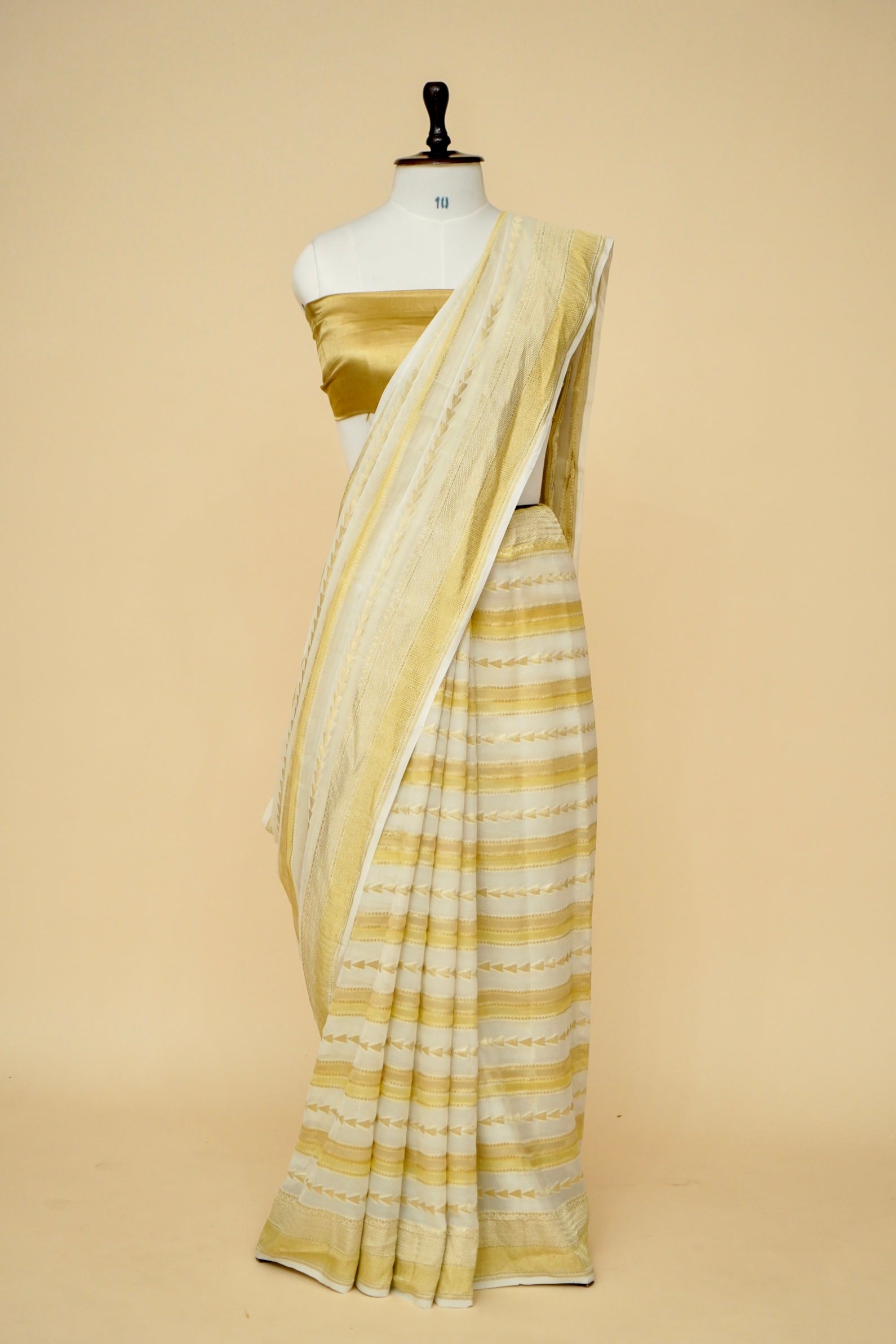 Pure Khaddi Georgette Handloom Banarasi Saree