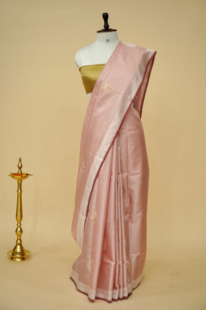 Pure Katan Silk Ektara Banarasi Buta Saree