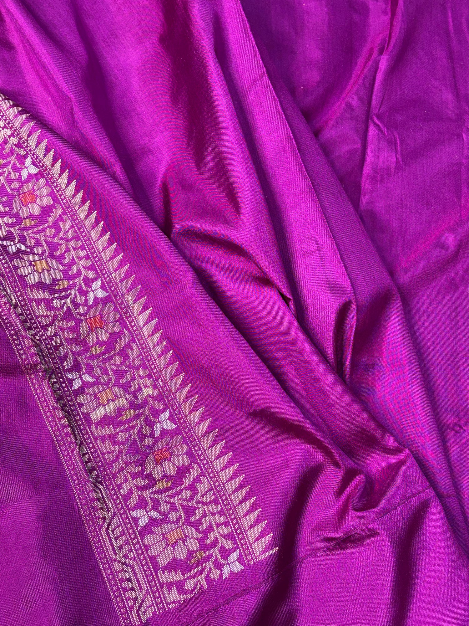 Green Pure Banarasi Ektara  Silk Handwoven Saree