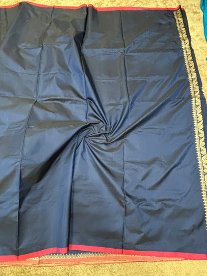 Pure Katan Silk Saree Buta Design In Rupa Sona Work