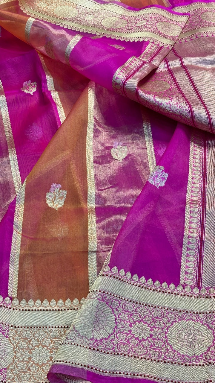 Tissue Rangkaat  Banarasi Silk Handwoven Saree