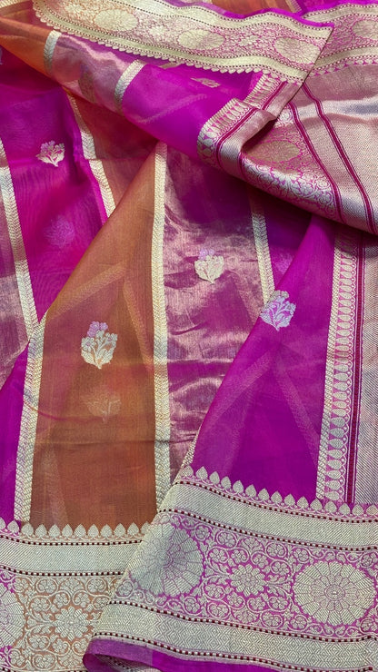 Tissue Rangkaat  Banarasi Silk Handwoven Saree