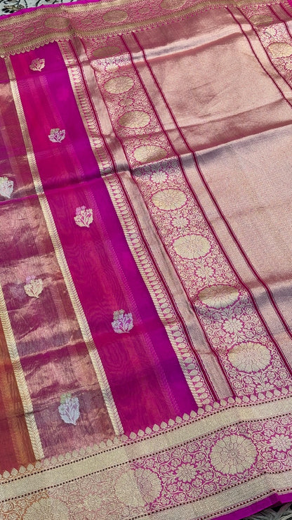 Tissue Rangkaat  Banarasi Silk Handwoven Saree