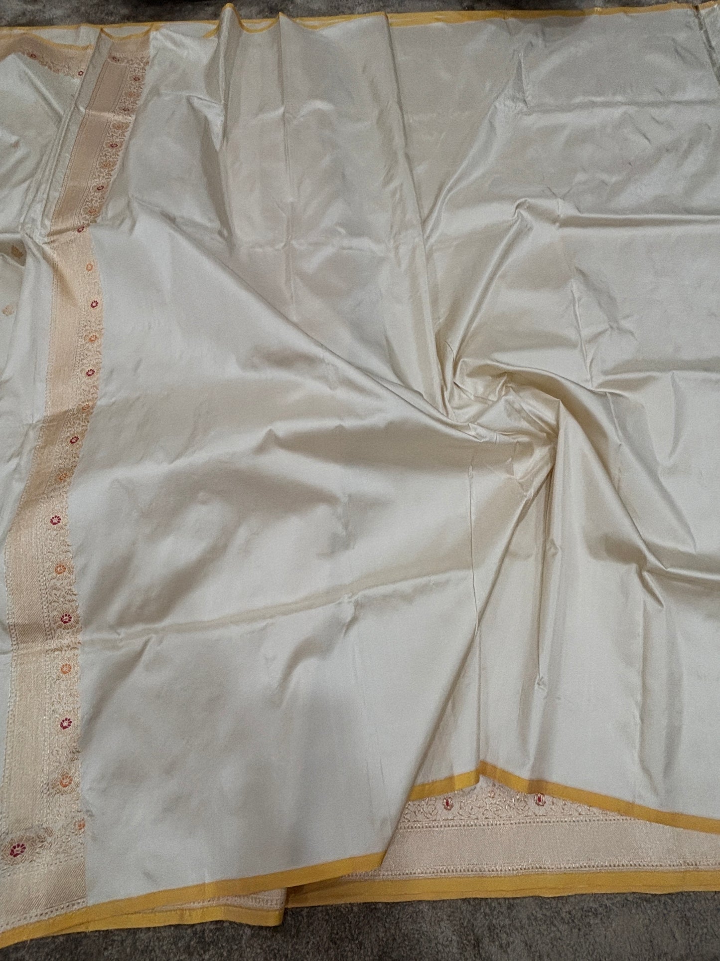 Traditional Banarasi Pure Katan Silk Saree with Minakari