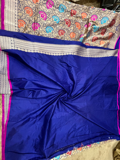 Nita Ambani Real Khimkhab Banarasi Saree in Pure Zari