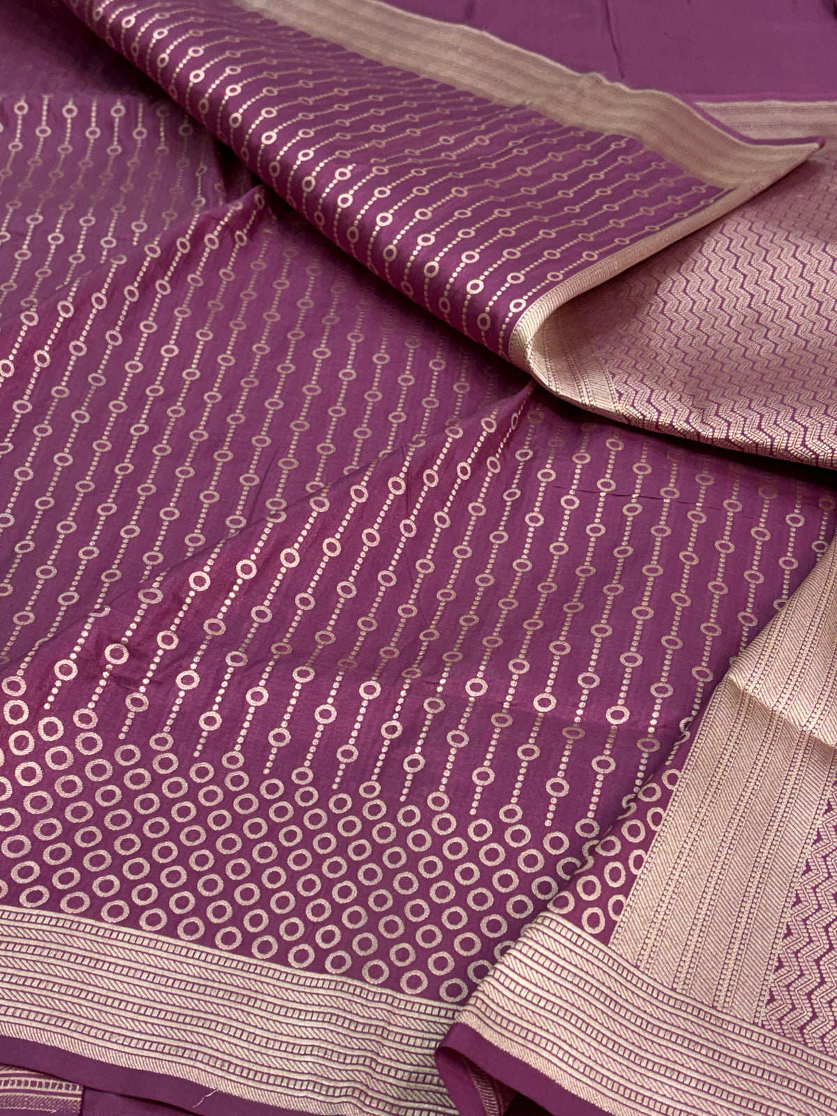 Wine Pure Banarasi Katan Silk Saree