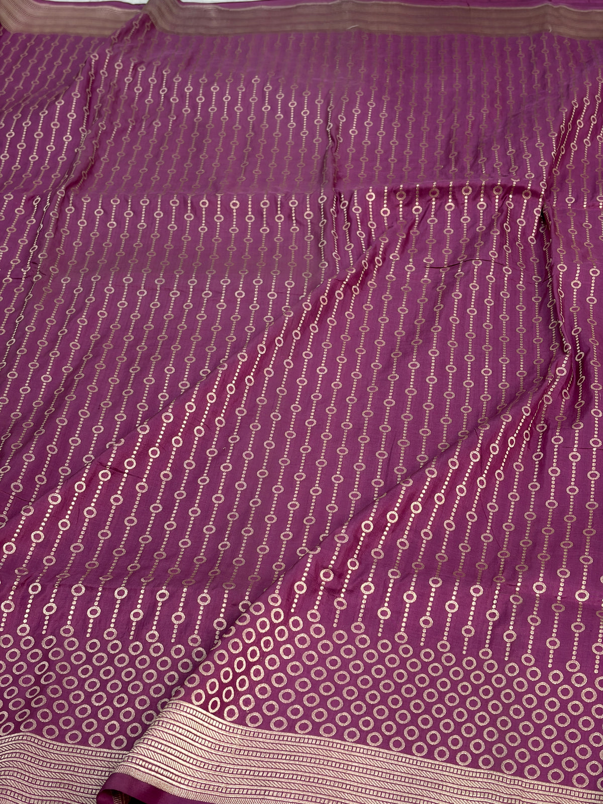 Wine Pure Banarasi Katan Silk Saree
