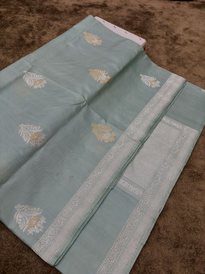 Ektara Katan Silk Banarasi Saree with Sona Rupa Buta