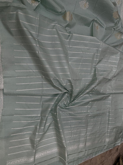 Ektara Katan Silk Banarasi Saree with Sona Rupa Buta