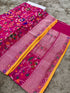 Pure Cotton Jamdani Inspired Handloom Cutwork Saree with Minakari Jaal