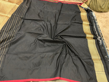 Banarasi Pure Katan Silk Saree  Weaving with Cutwork Design