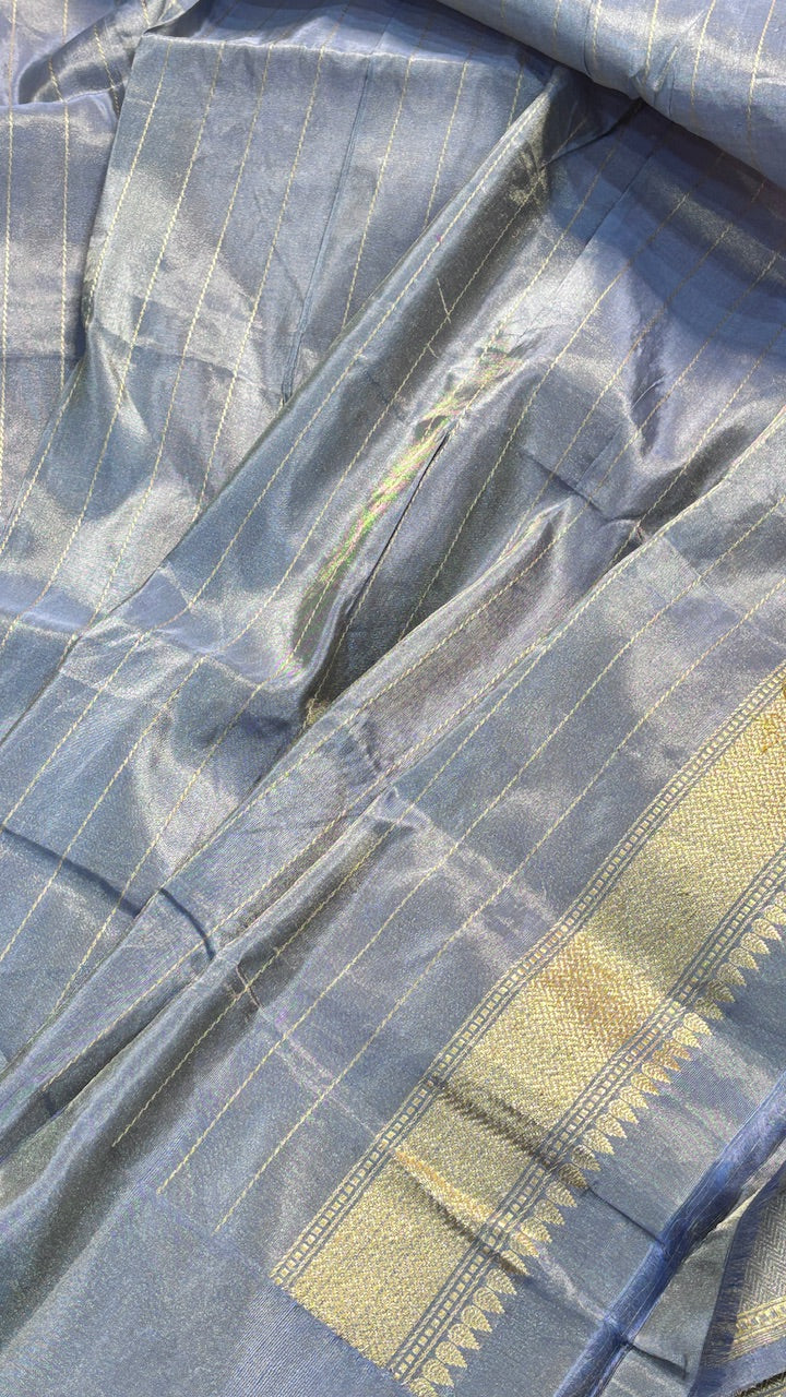 Rose Blush Pure Banarasi Katan Silk Handwoven Saree