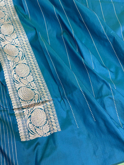 Raman Green Handwoven Pure BANARASI Katan Silk Saree