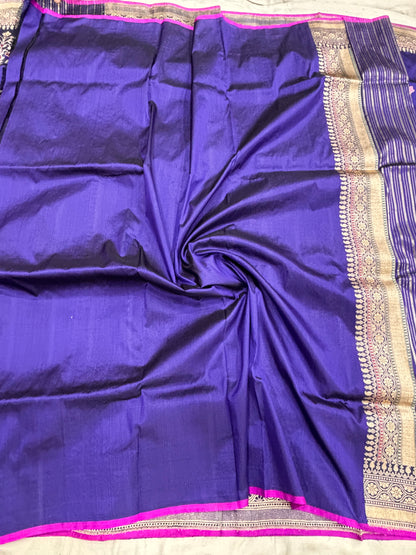 Mughal Inspired Buta Jaal Saree with Meenakari Work