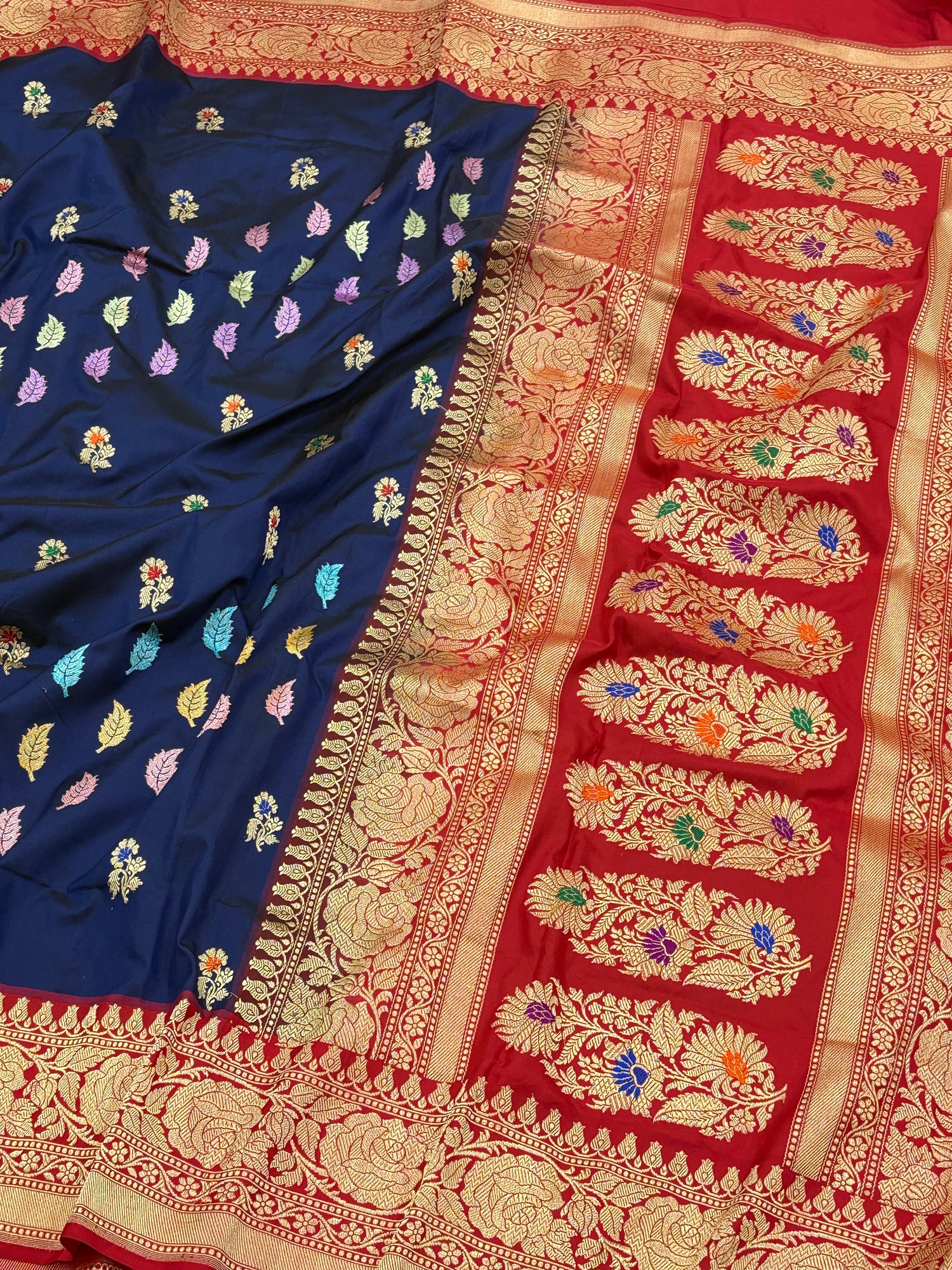 Royal Banarasi Pure Katan Silk Handwoven Saree