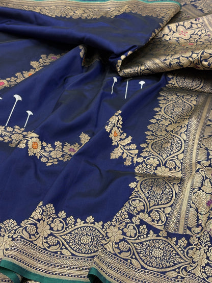 Banarasi Pure Katan Silk Handwoven Saree