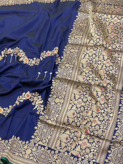 Banarasi Pure Katan Silk Handwoven Saree