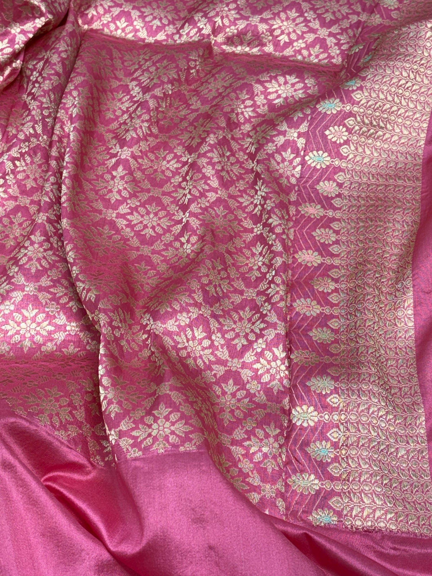 Yellow Traditional Banarasi Katan Silk Saree