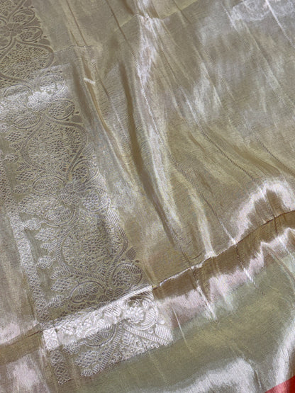 Modern Handwoven Tissue Banarasi Saree