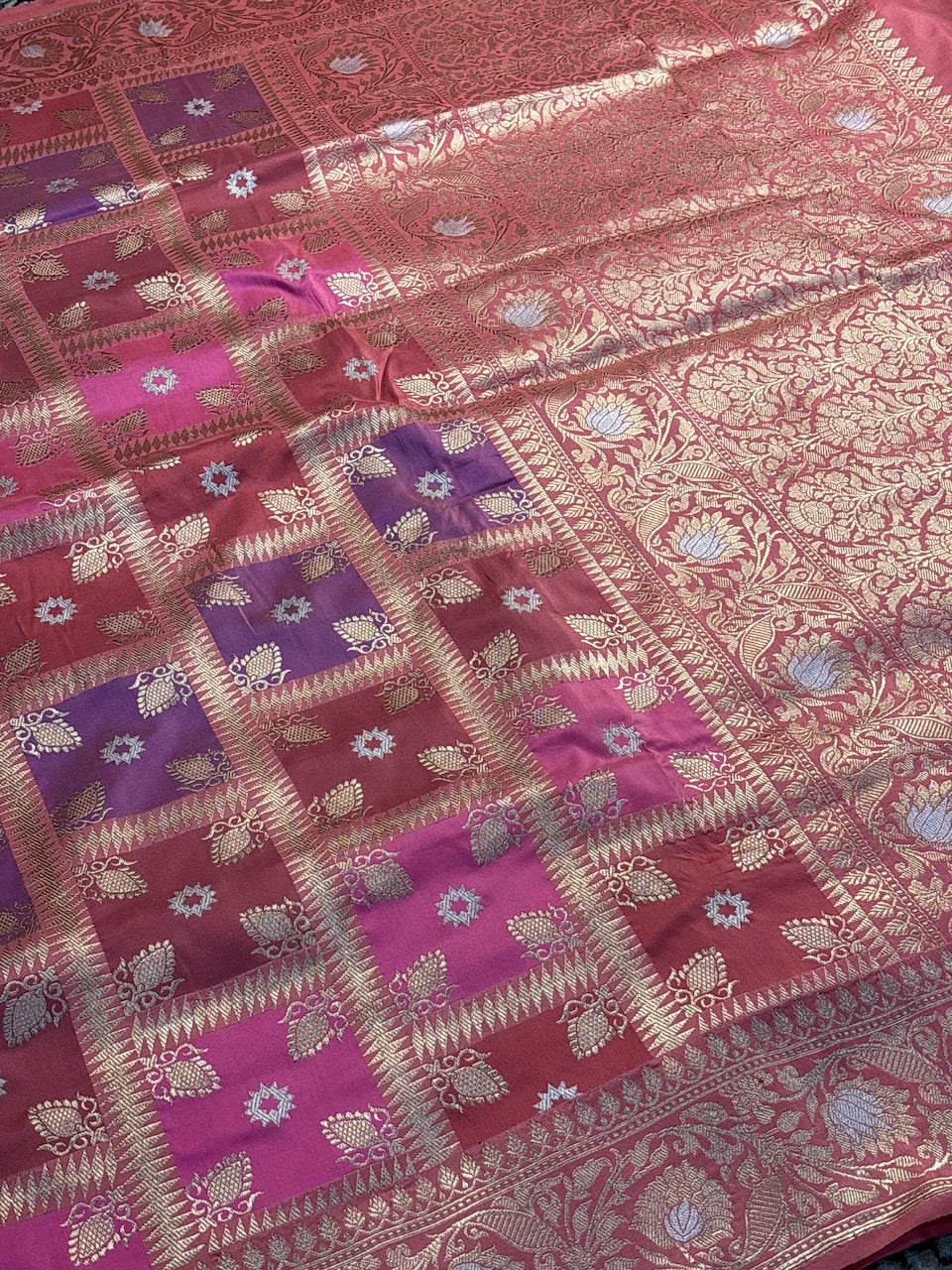 Pure Banarasi Rangkaat Silk Handloom Saree