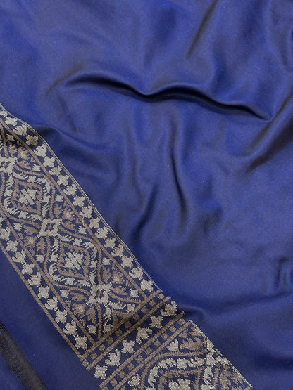 Nilambari Handwoven Banarasi Pure Jamdani Katan Silk Saree