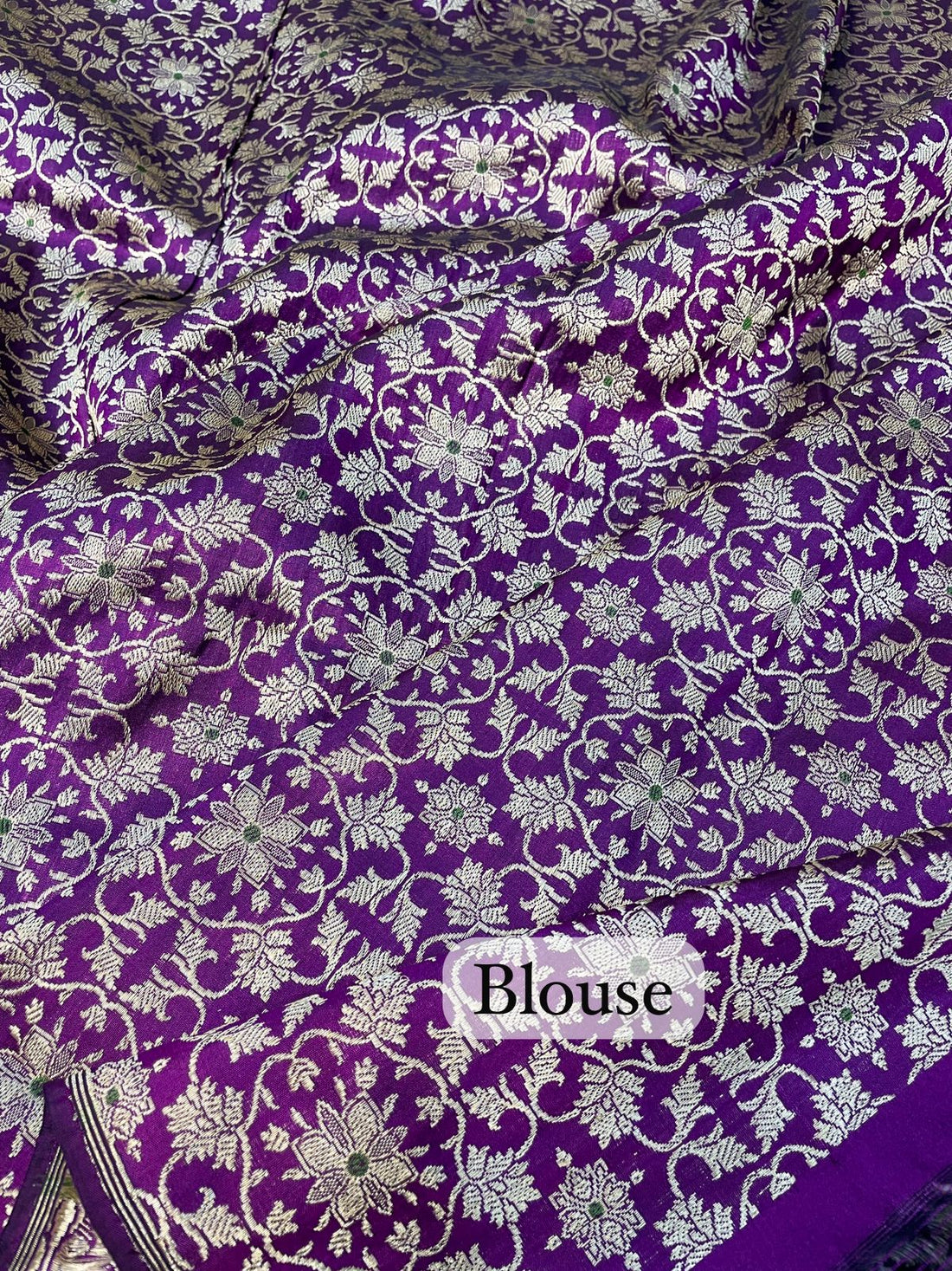 Regal Lotus Purple Banarasi Pure Katan Silk Lehenga