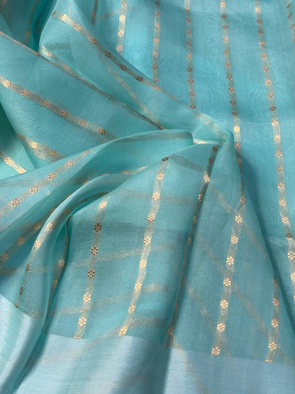 Rangkaat Banarasi Kora Silk Handwoven Saree