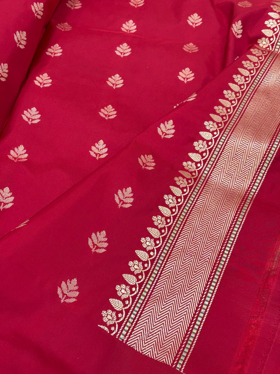 Sea Green Banarasi Tissue Silk Handwoven Saree