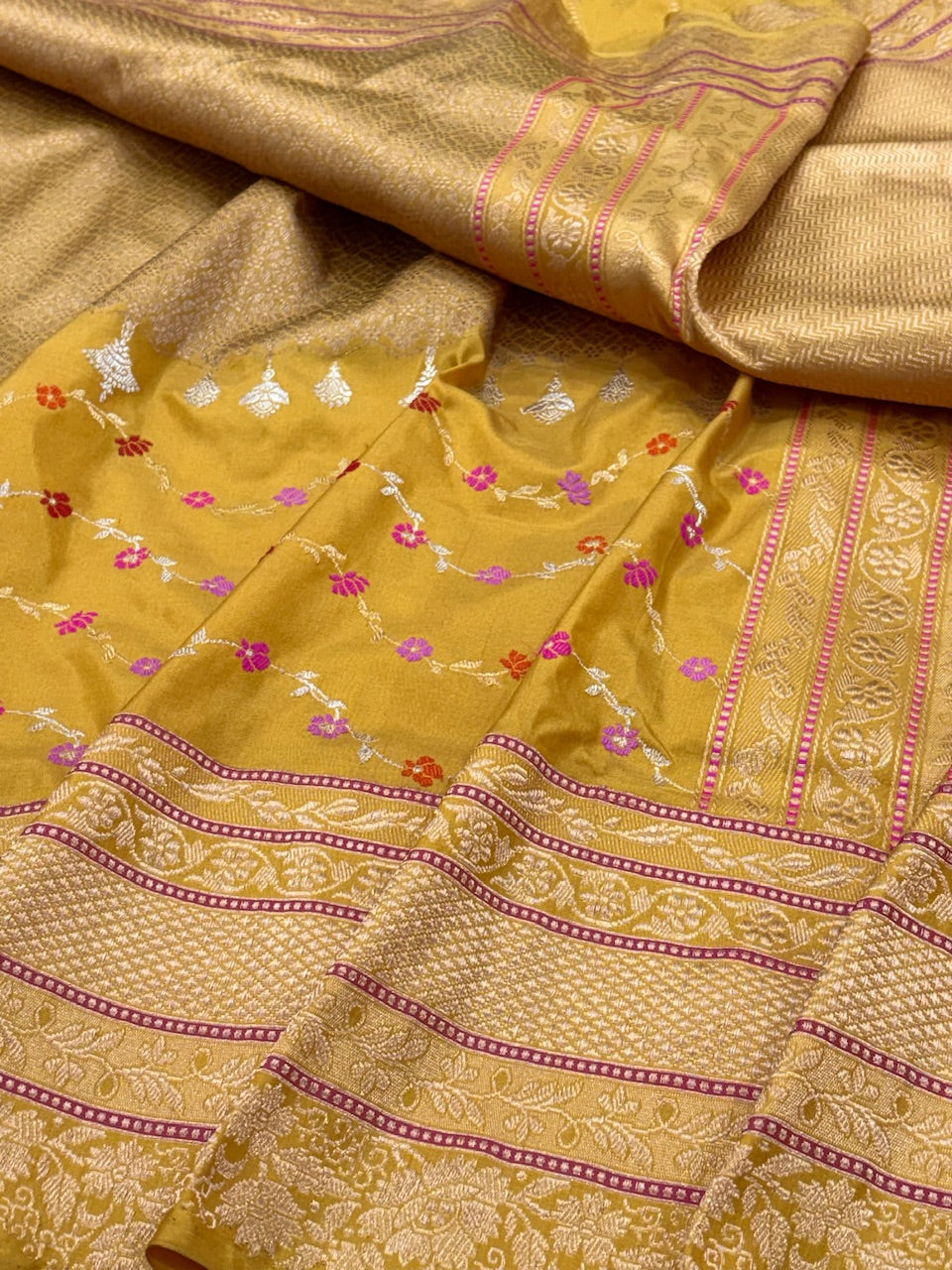 Banarasi Pure Katan Silk Handwoven Saree
