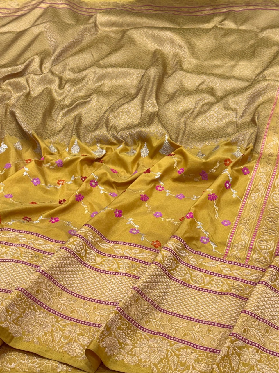 Banarasi Pure Katan Silk Handwoven Saree
