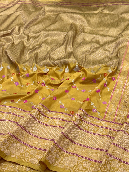 Banarasi Pure Katan Silk Handwoven Saree