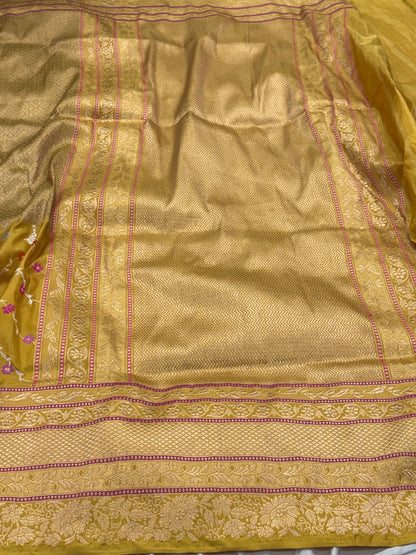 Banarasi Pure Katan Silk Handwoven Saree