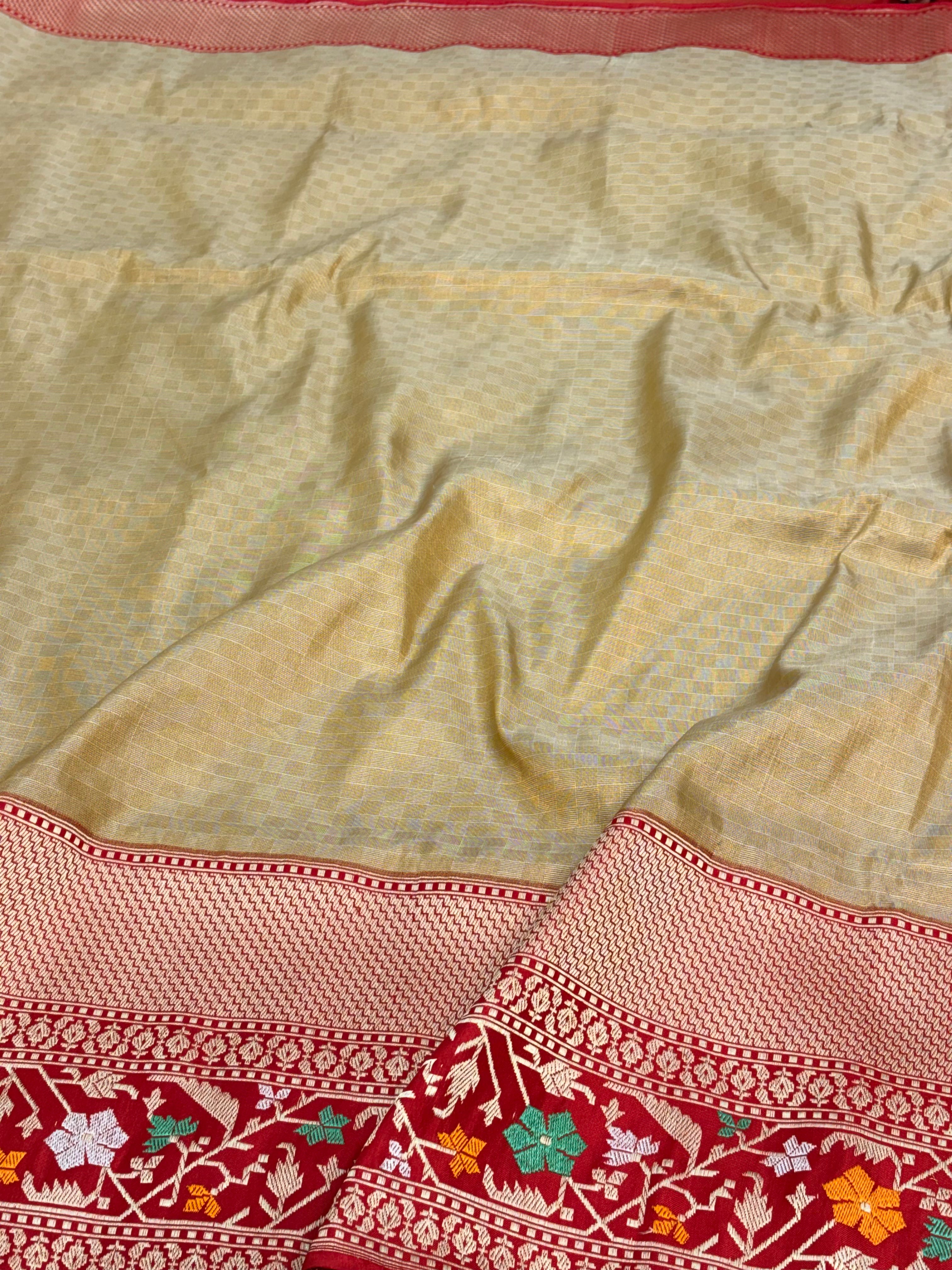 Golden Tissue Handwoven Banarasi Saree