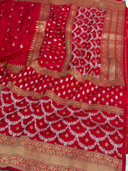 Banarasi Pure Katan Silk Handwoven Saree