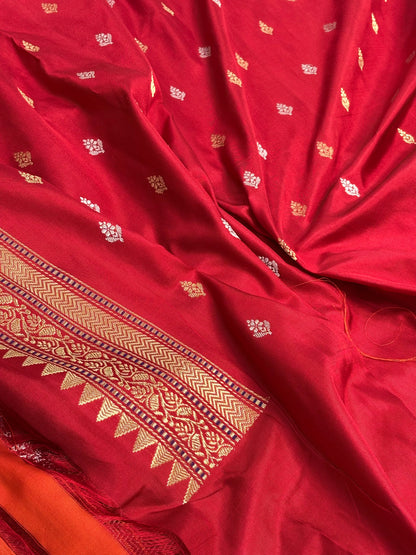 Banarasi Pure Katan Silk Handwoven Saree