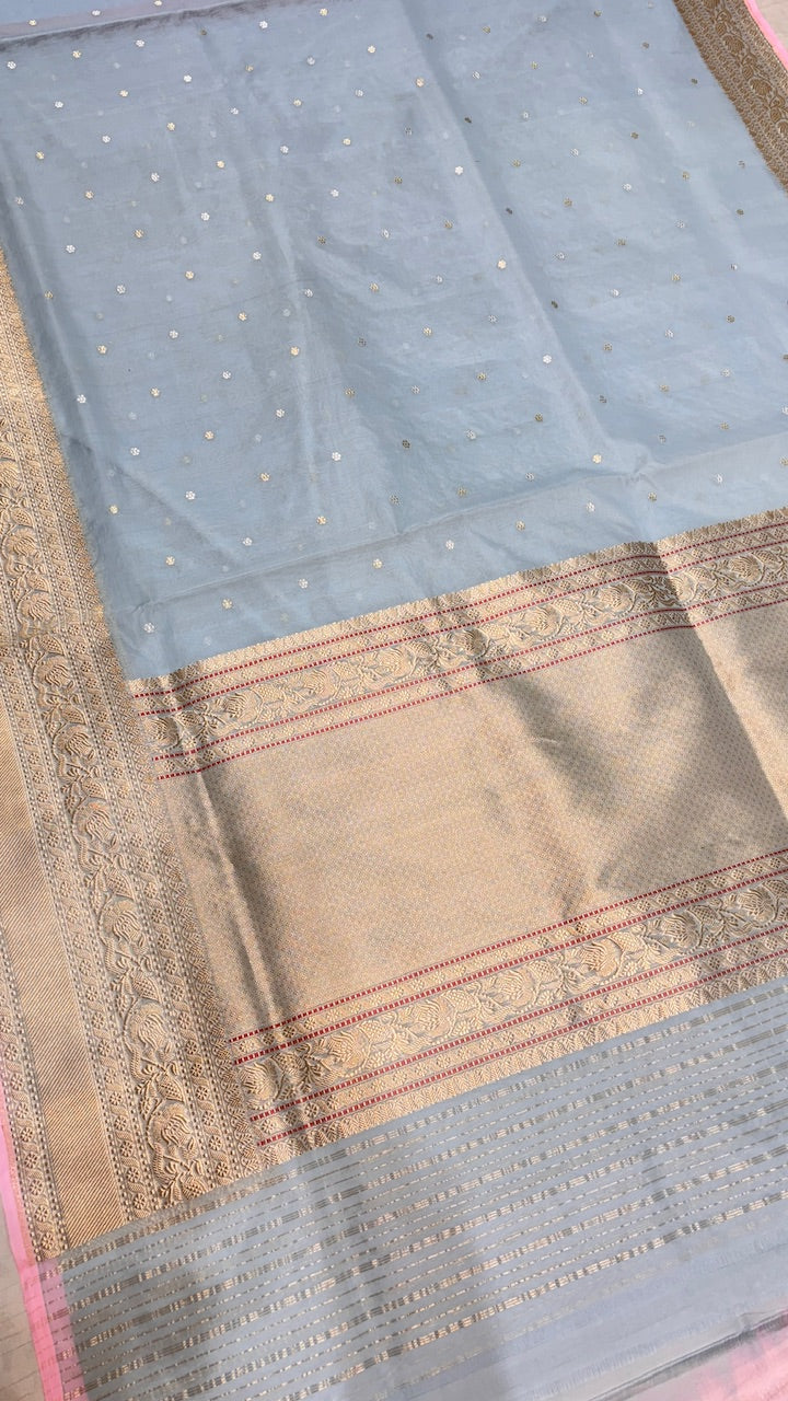 Pure Kora Organza  Silk Saree