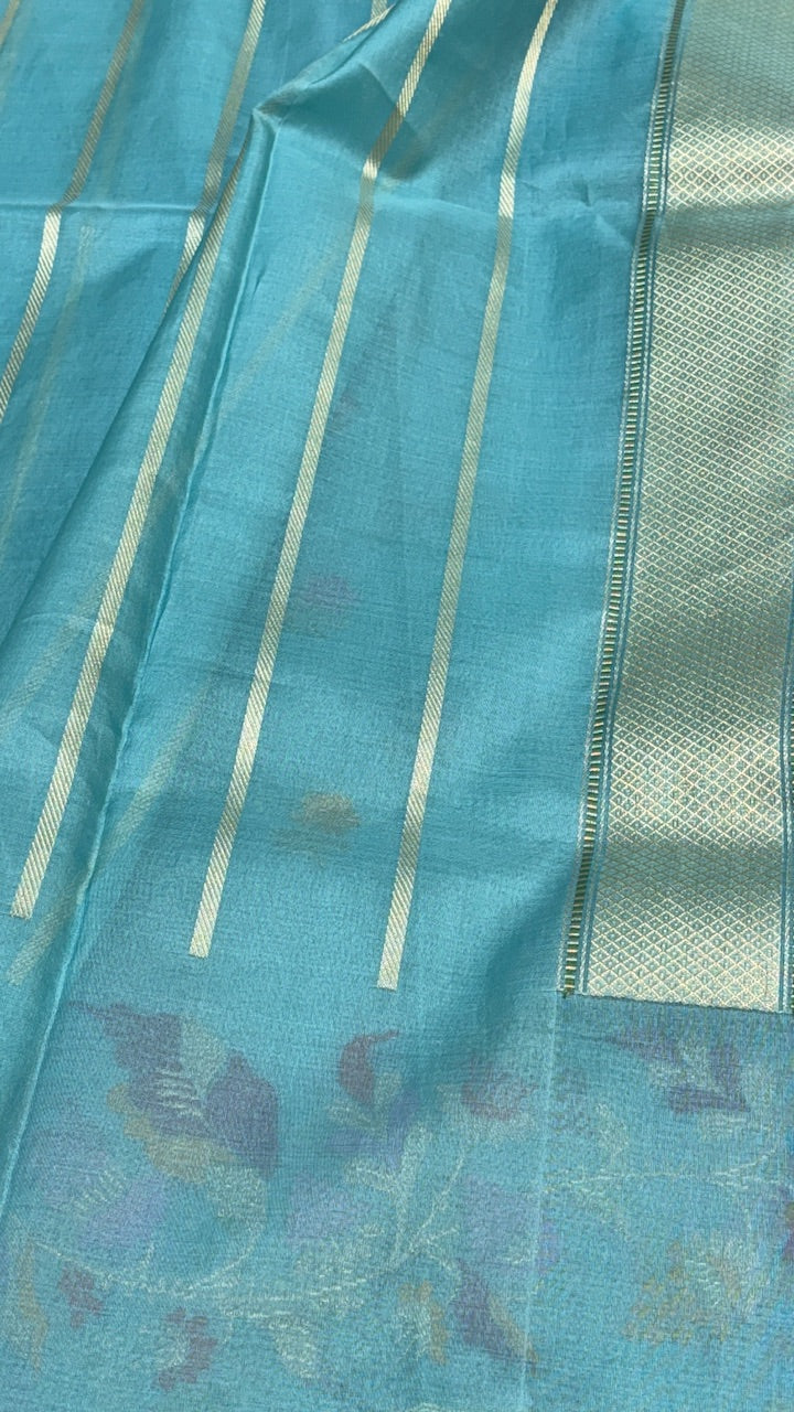 Pure Kora Organza  Silk Saree