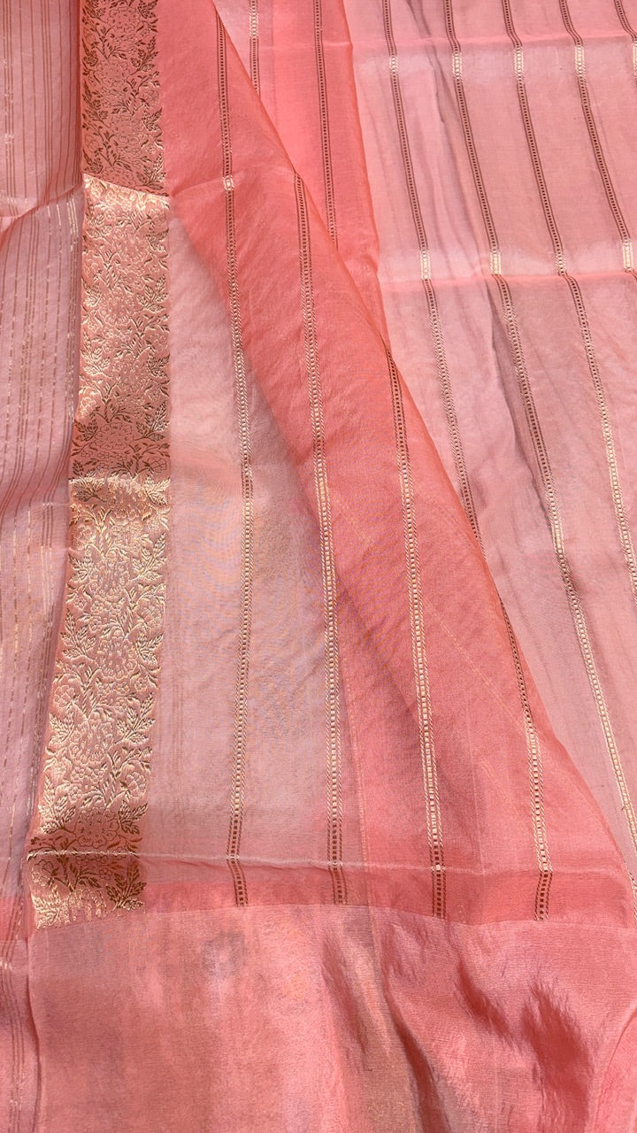 Pure Kora Organza  Silk Saree