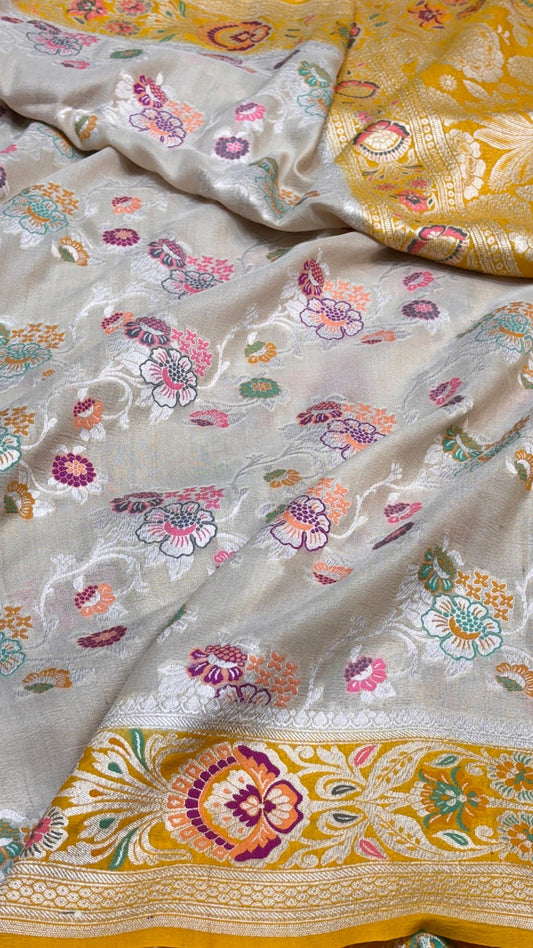 Banarasi Pure Tussar Georgette Silk Saree