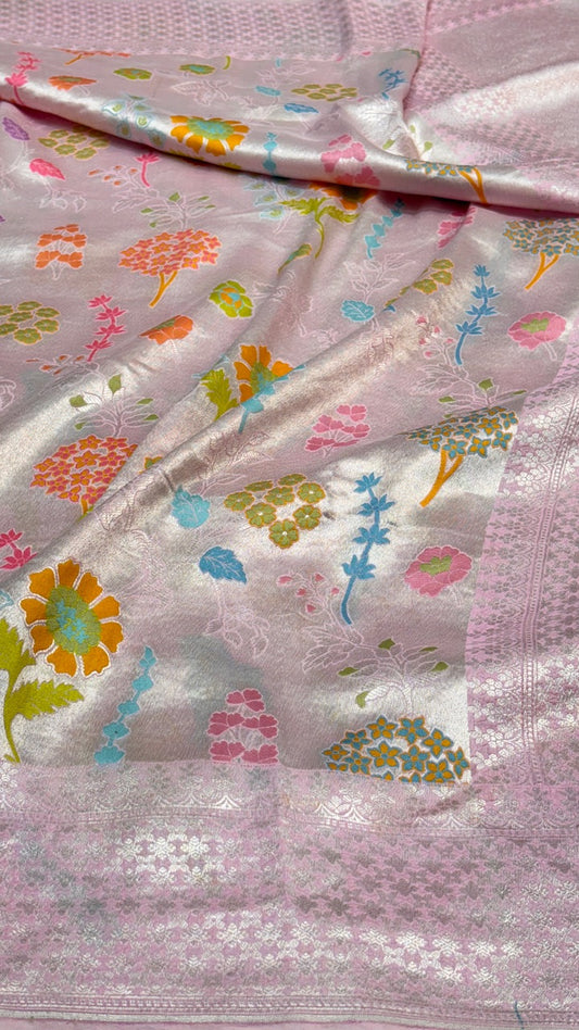 Banarasi Pure Tussar Georgette Silk Saree