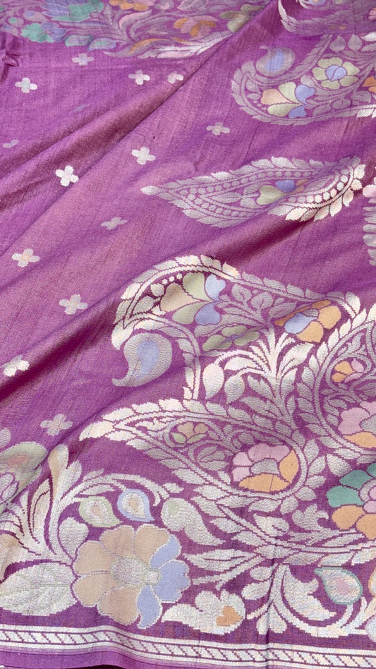 Banarasi Pure Tussar Georgette Silk Saree