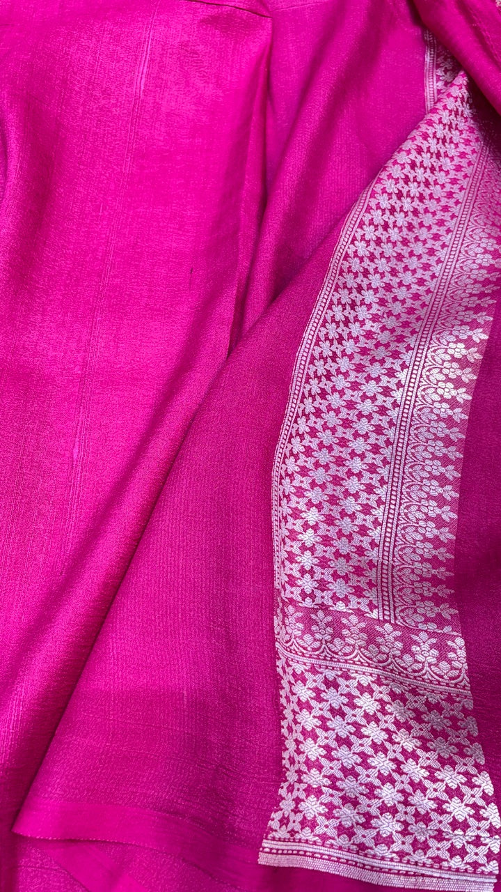 Banarasi Pure Tussar Georgette Silk Saree