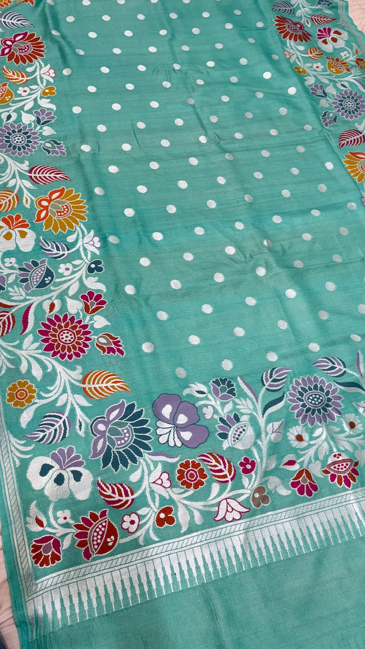 Banarasi Pure Tussar Georgette Silk Saree