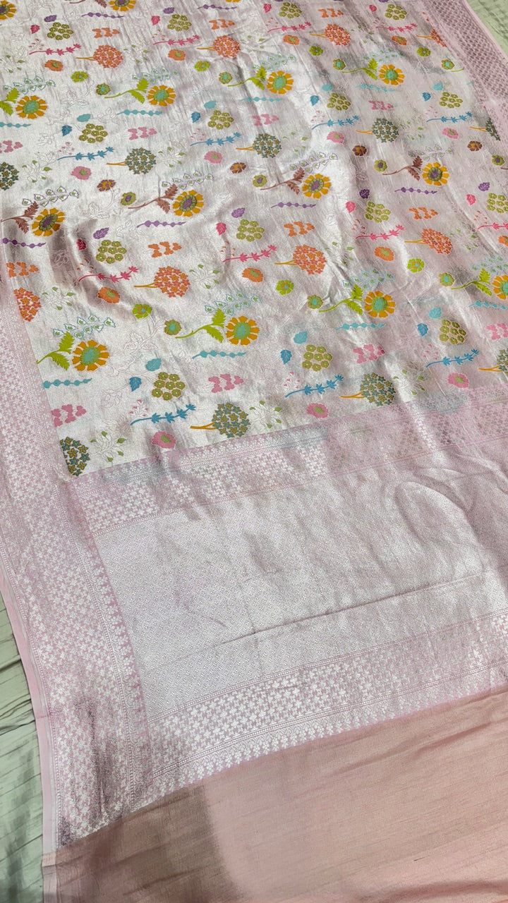 Banarasi Pure Tussar Georgette Silk Saree