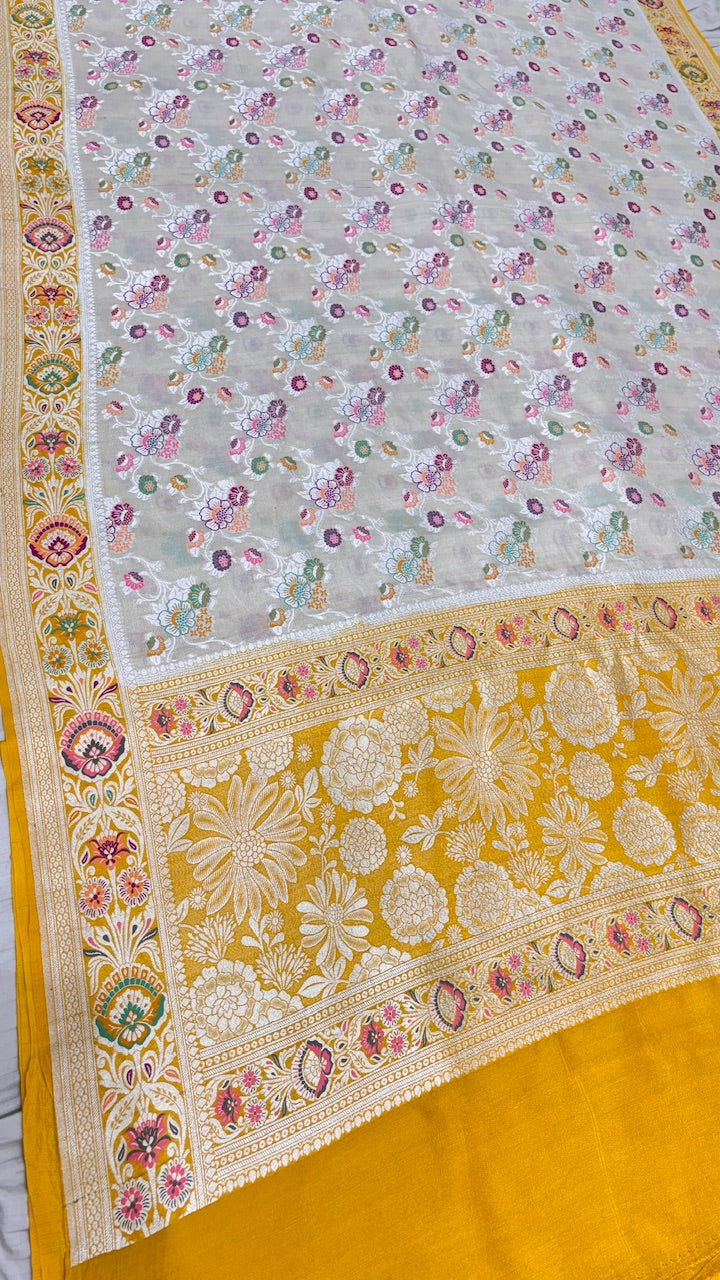 Banarasi Pure Tussar Georgette Silk Saree
