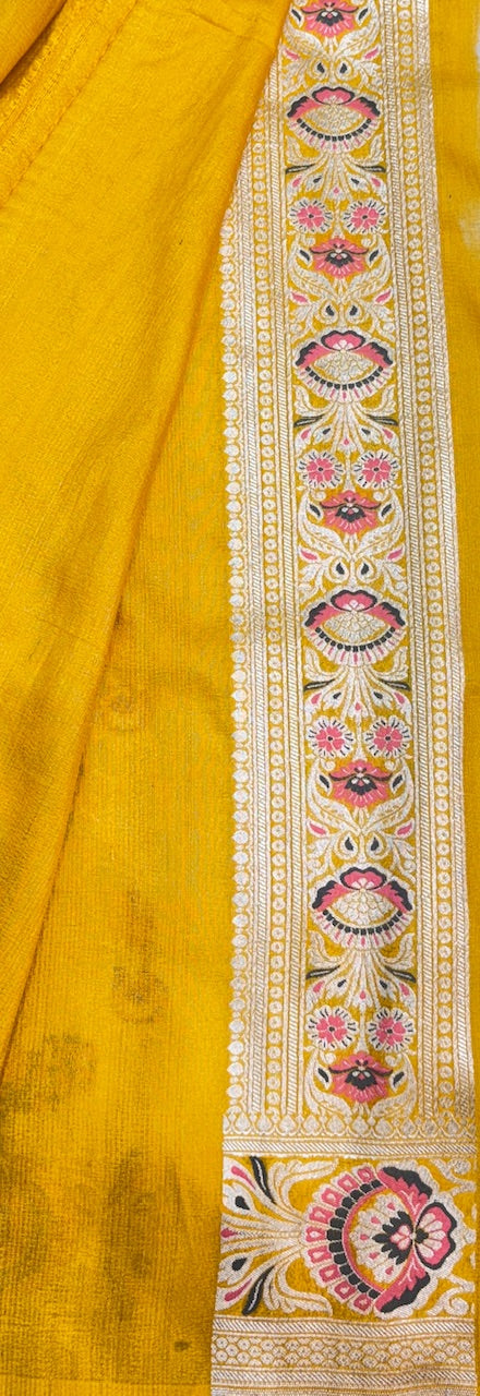 Banarasi Pure Tussar Georgette Silk Saree