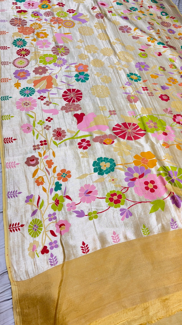 Banarasi Pure Tussar Georgette Silk Saree