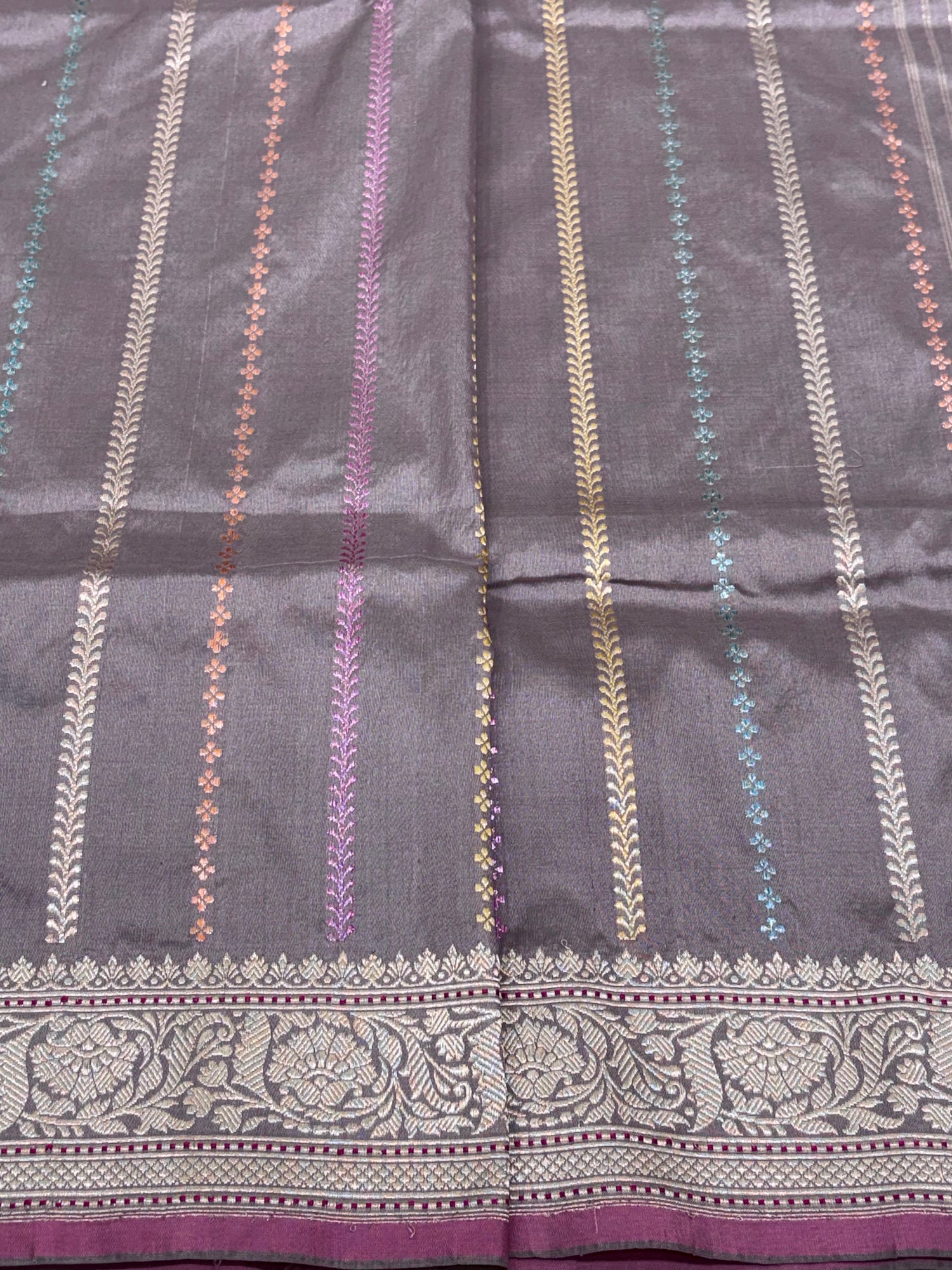 Modern Pure Katan Silk Designer Banarasi Saree with Kadhwa Boota Pallu